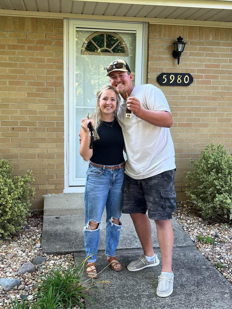 We got the keys to our new home!