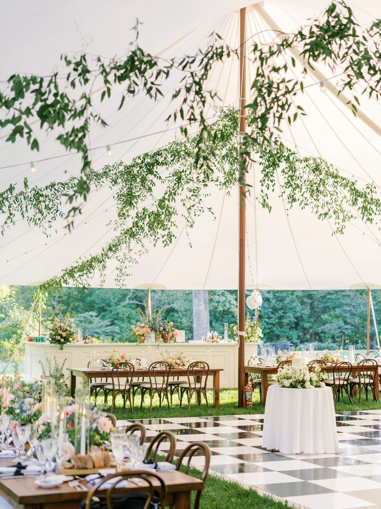 hanging greenery for your wedding day