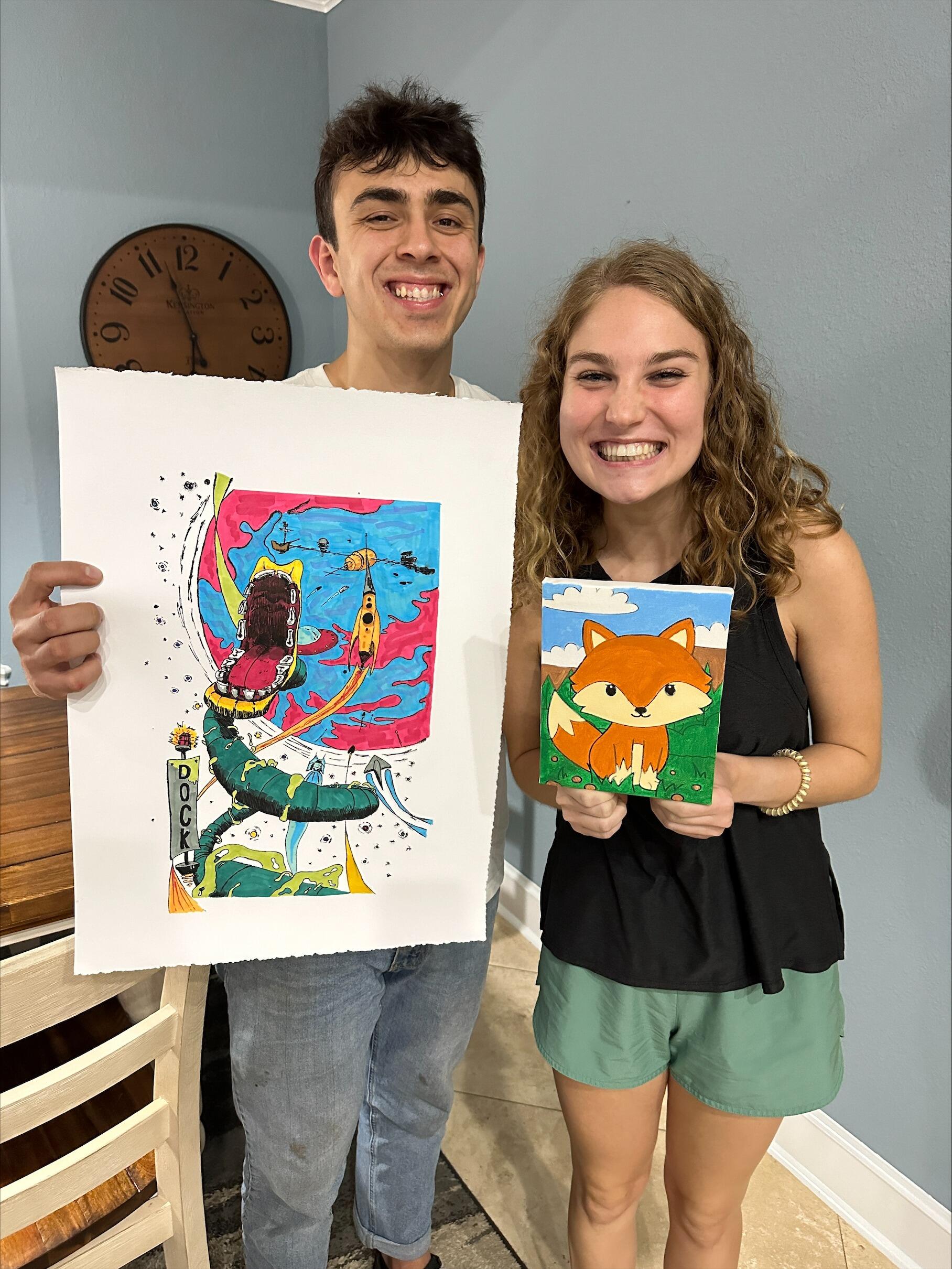 For Grant's 23rd birthday, we spent the afternoon painting and headed up to Georgetown for the Poppyseed festival! 