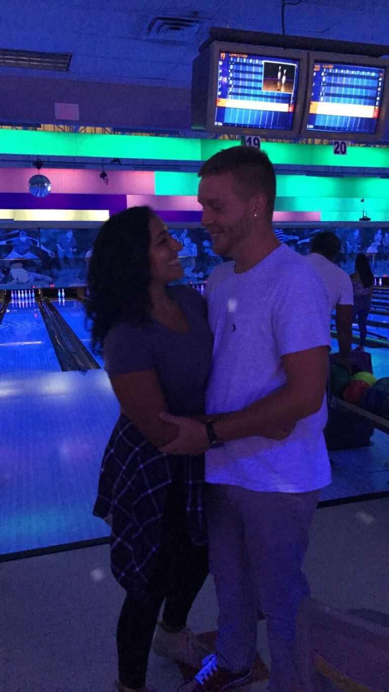 Our first picture together and first group date