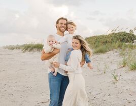 DWTS pro dancer Witney Carson with her husband Carson McAllister and their sons