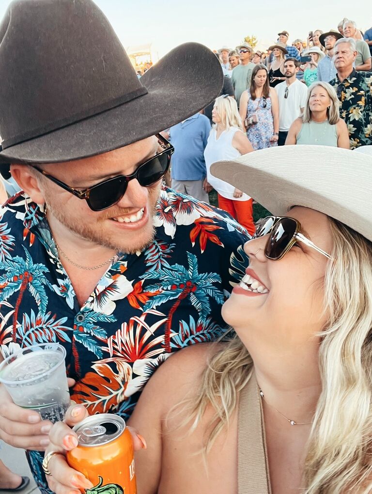 Turned three as a couple! Celebrated our meet cute day in the best way, at a Kenny Chesney concert. 

MIKE'S EDIT: There are better ways.