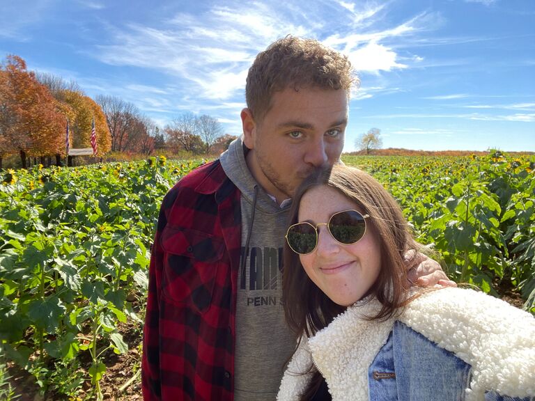 We quickly discovered that fall was our favorite time between apple picking and college football.
