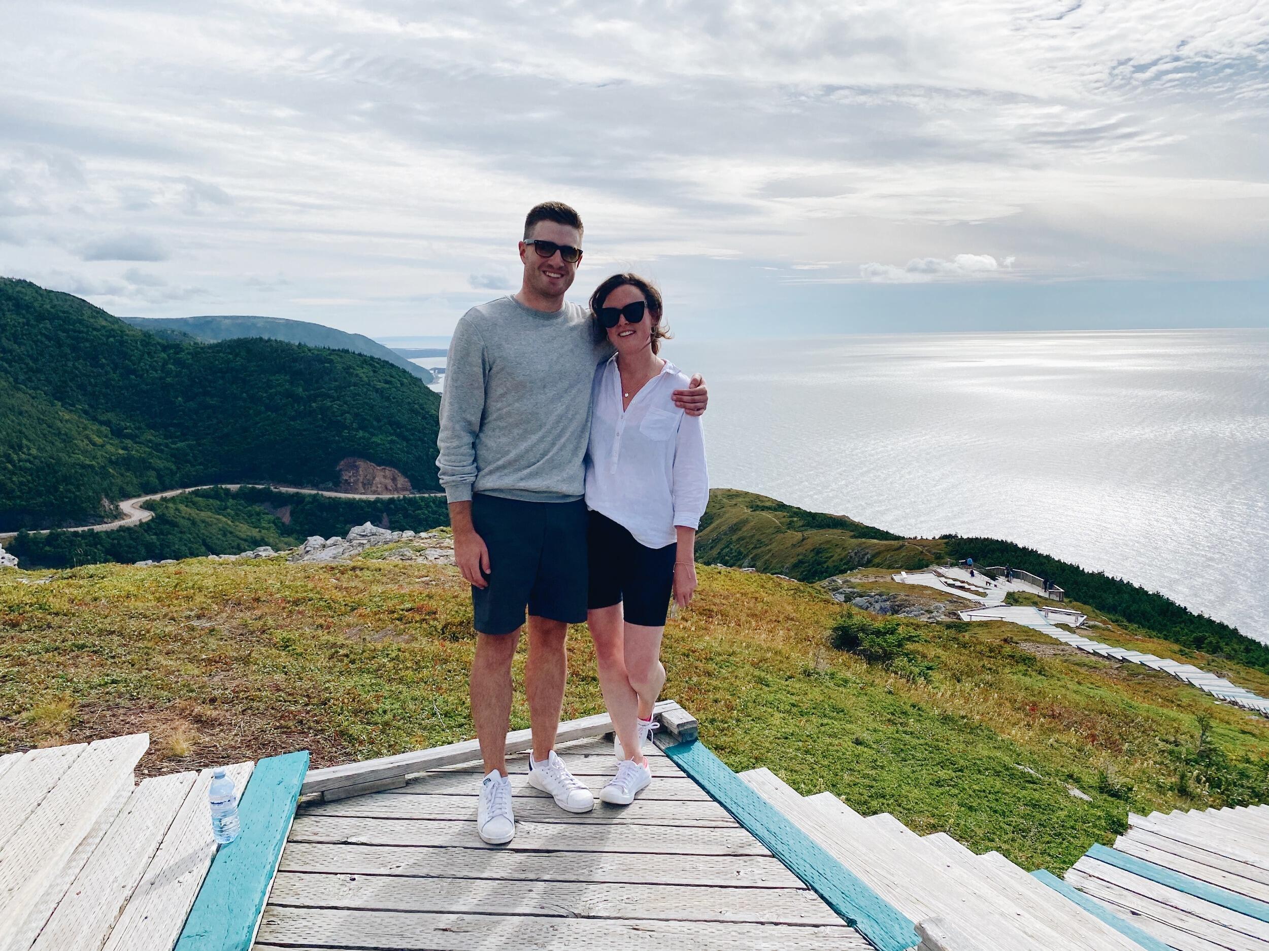 Our first weekend trip together to visit Chris's homeland, Cape Breton, Nova Scotia ☀️
