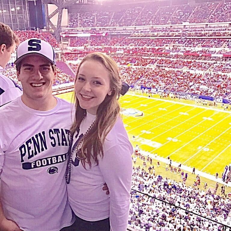 John and Devon see Penn State win the Big Ten Championship after driving overnight to get to Indianapolis for the game.