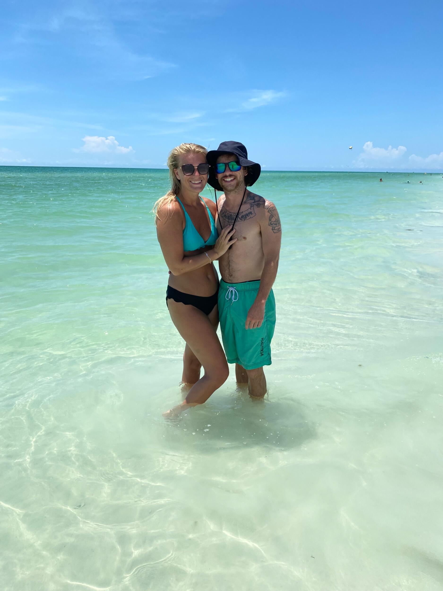 Siesta Key Beach, Florida. The prettiest beach we’ve experienced together.