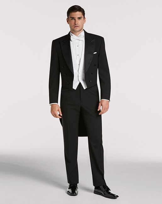 Men's Wearhouse Joseph & Feiss Black Full Dress Tailcoat Wedding Tuxedo ...