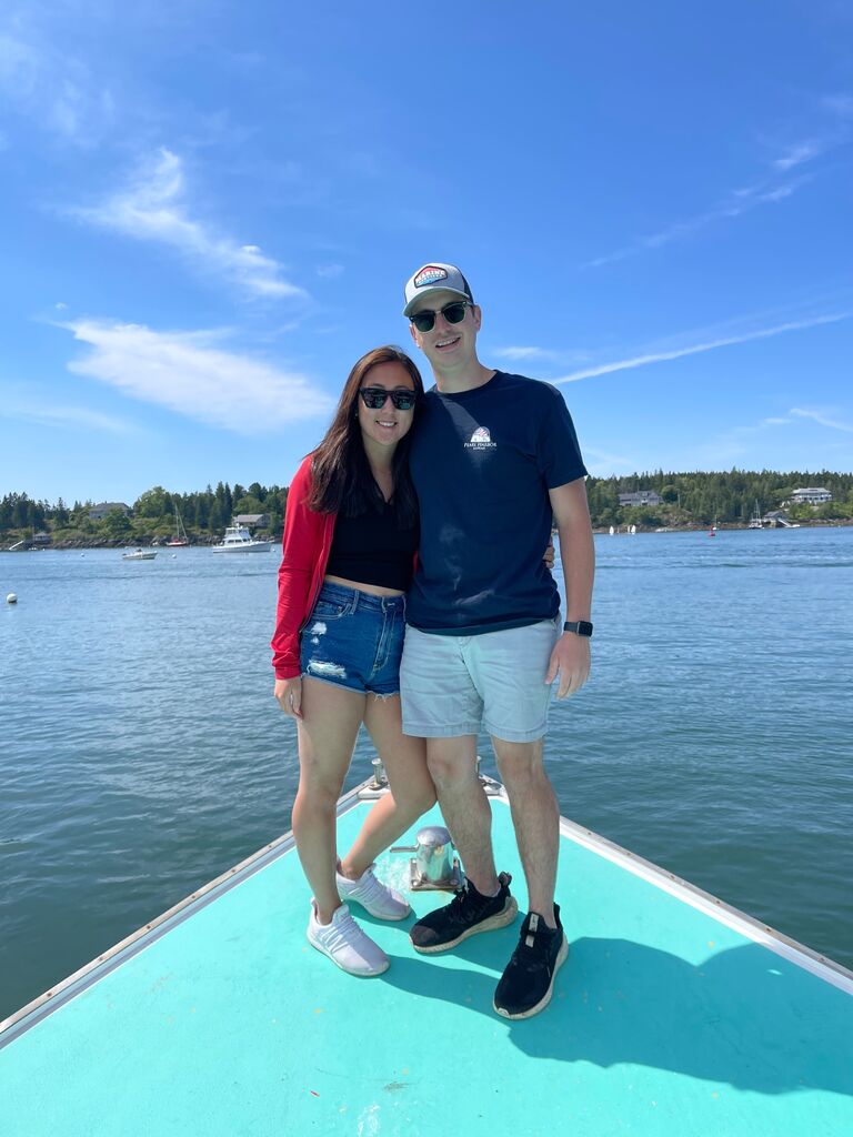 First Vacation together with Grace's family in Vinalhaven, Maine.