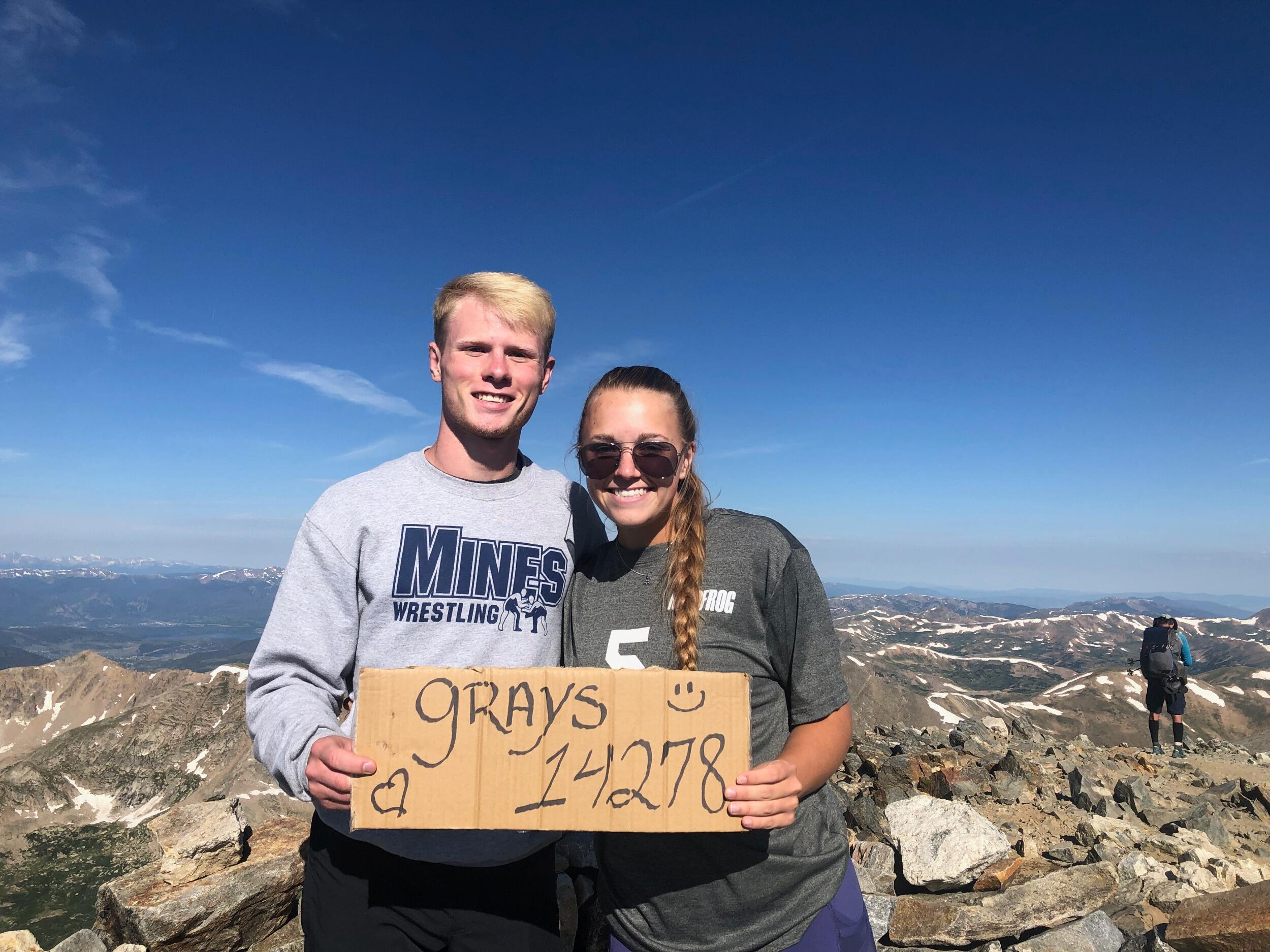 We summited our first 14er, Grays Peak!