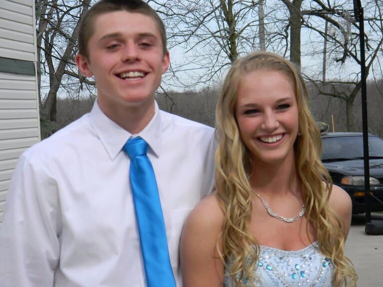 Our first prom.
Adrianna a freshman and Matt a sophomore