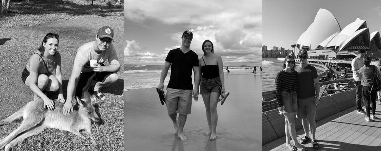 Riley came to visit Paige on the Gold Coast in Australia in 2018.