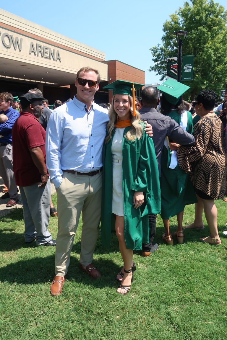 Kelsie's graduation with her biggest supporter!