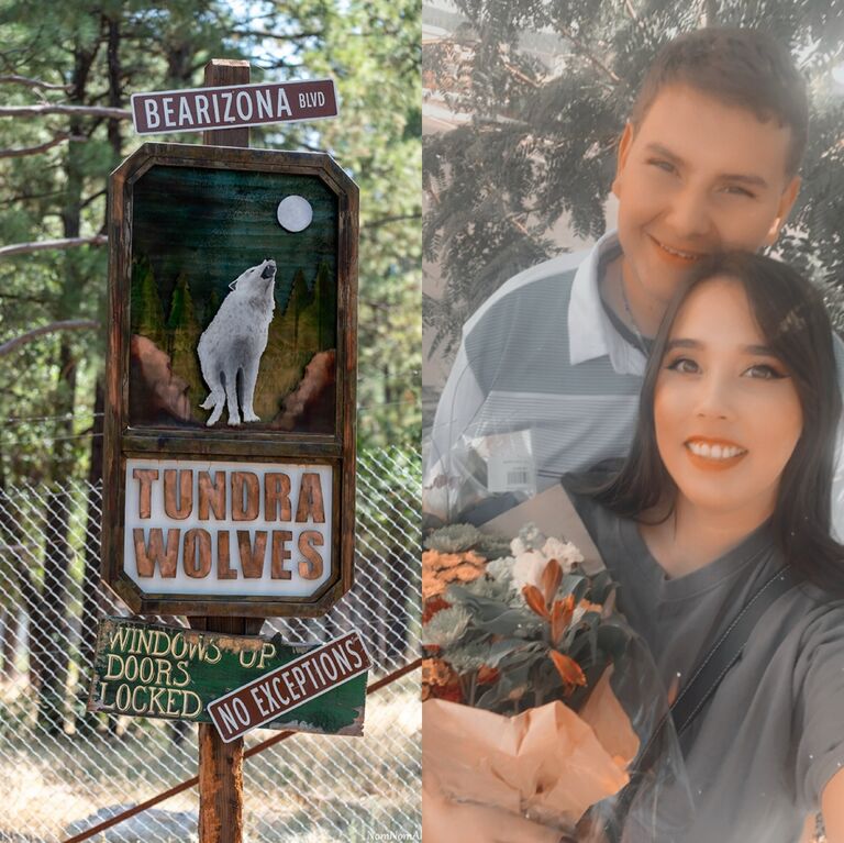 Met halfway at Bearizona for the first time in person!