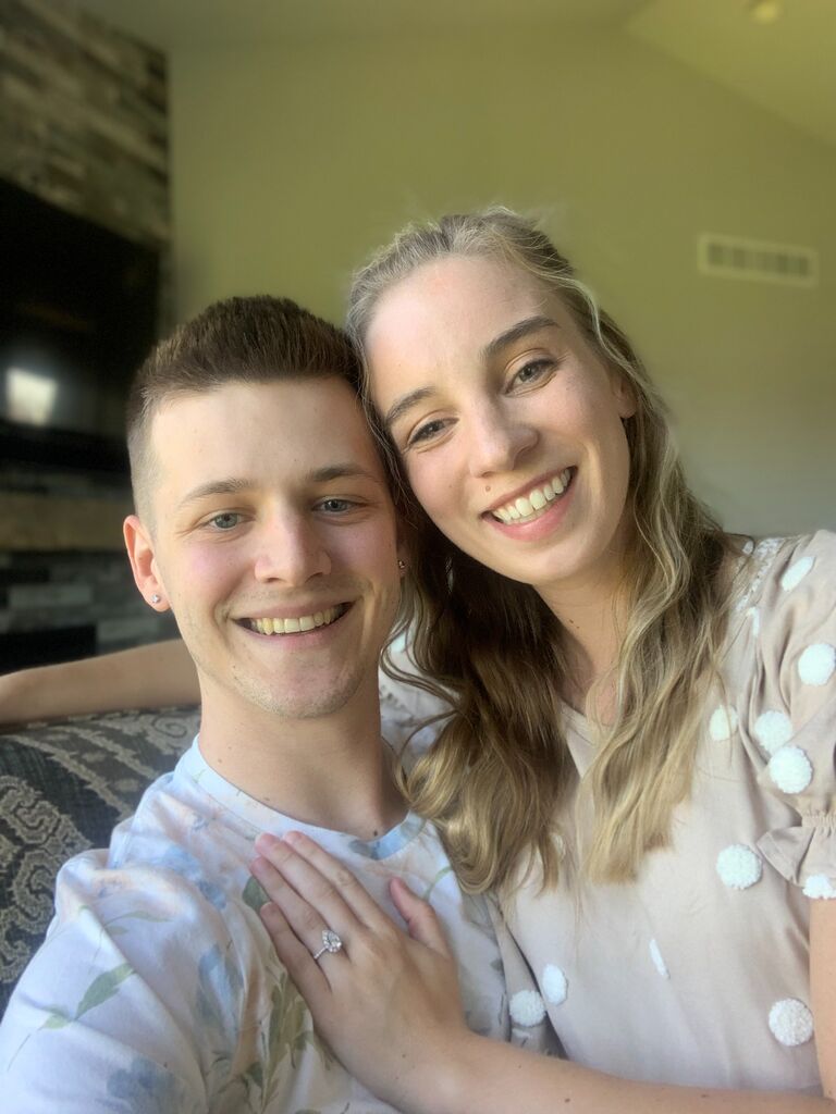 Well, the first year of home ownership got busy. And then, it came down to waiting for the right moment. Cort popped the question back where it all began — Des Moines — in June 2022. 