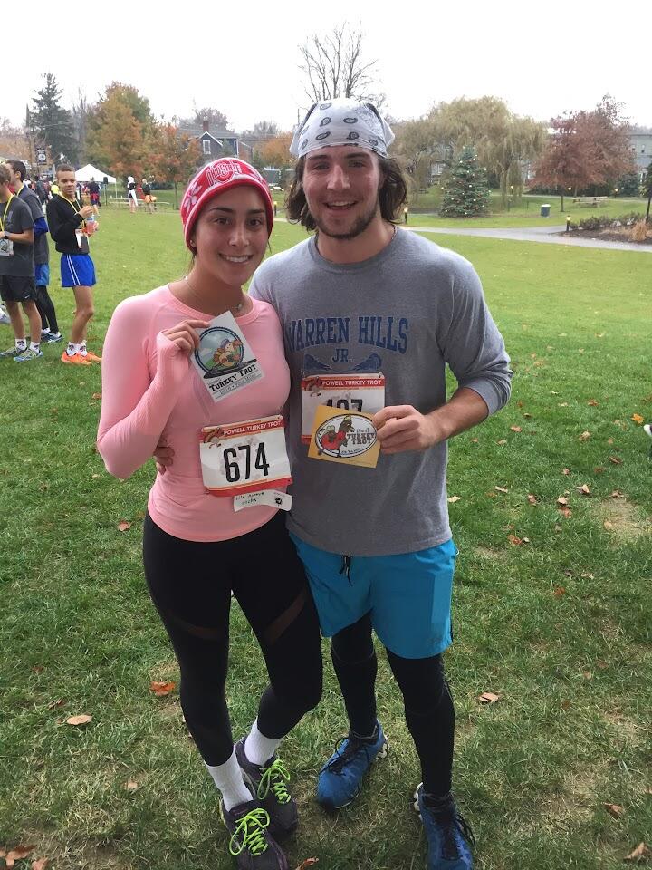 Lila joins Tyler in the Smith Family tradition of running the Turkey Trot 5K for the first time.