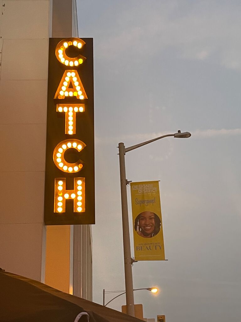 That fateful night…Catch is a fantastic seafood restaurant in a rooftop garden in downtown Los Angeles! 