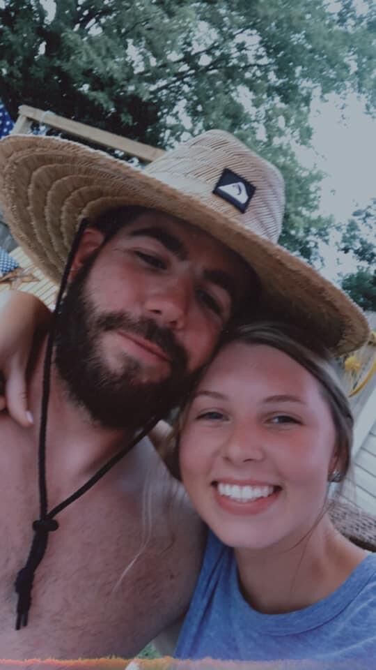 We spent SO many summer days hanging out by the pool! Sunburnt and happy!