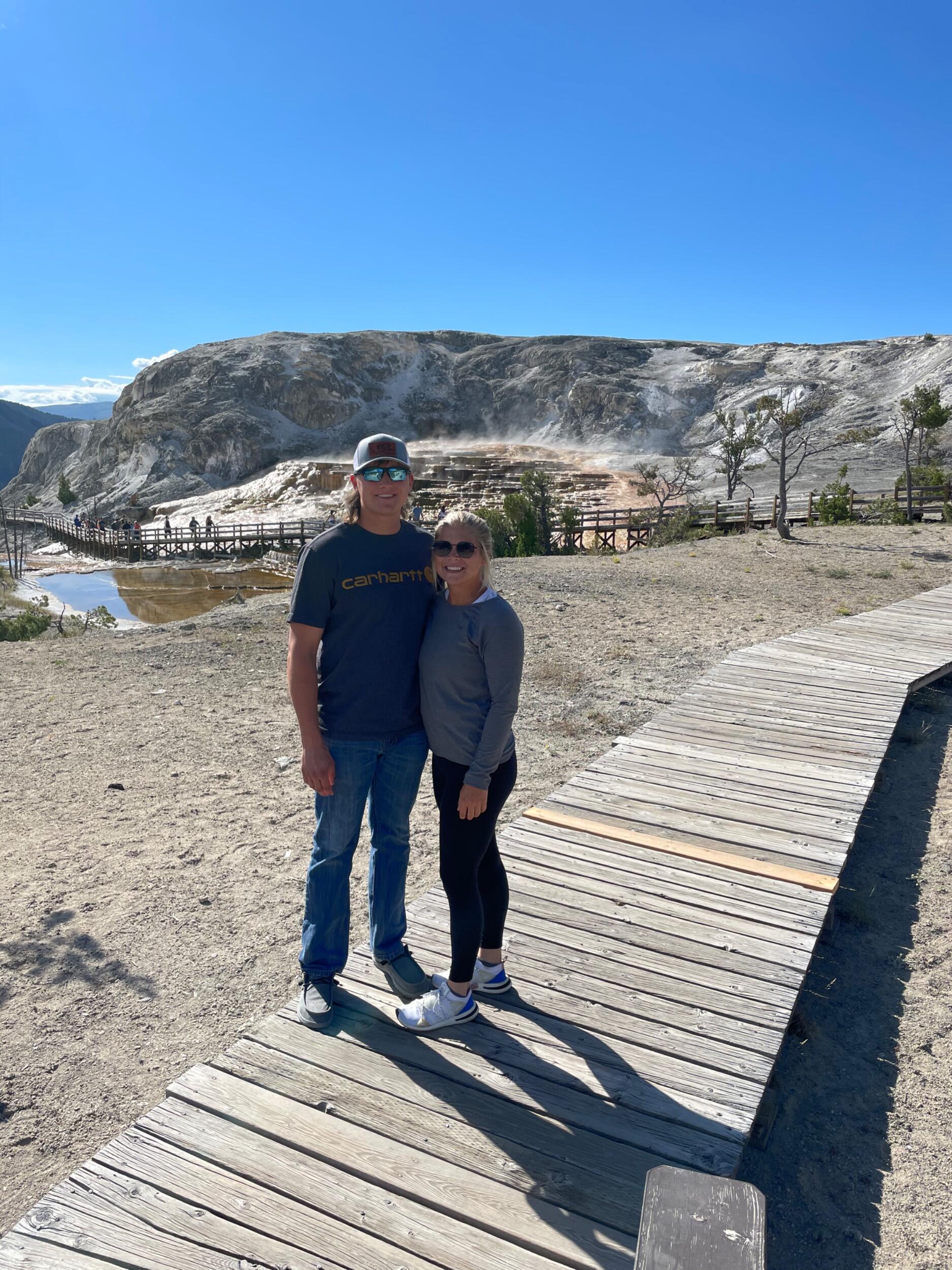 Our summer internships in Montana, visiting Yellow Stone National Park!