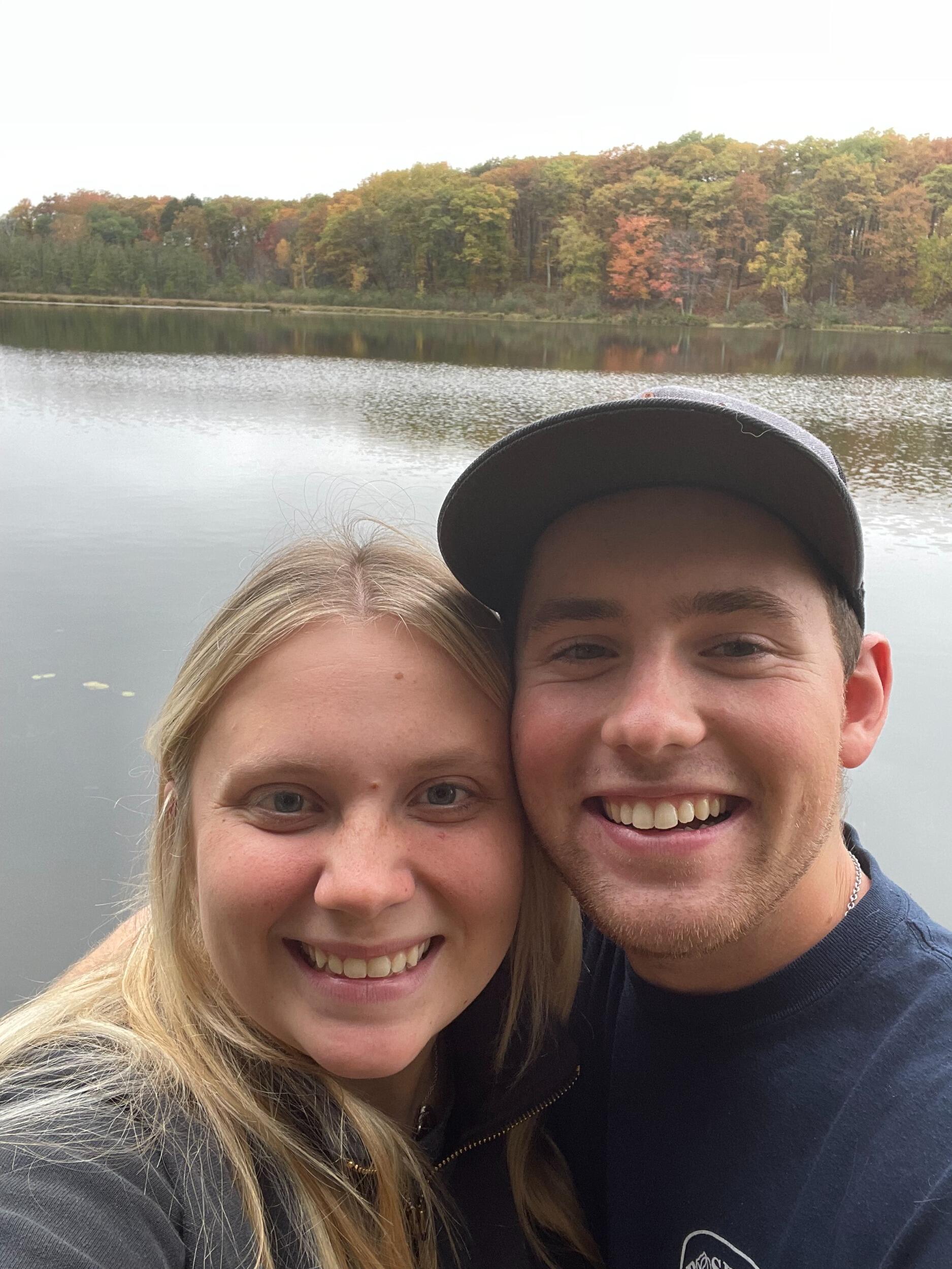Visited Grandma & Grandpa at Rabbit Lake for the first time together. 