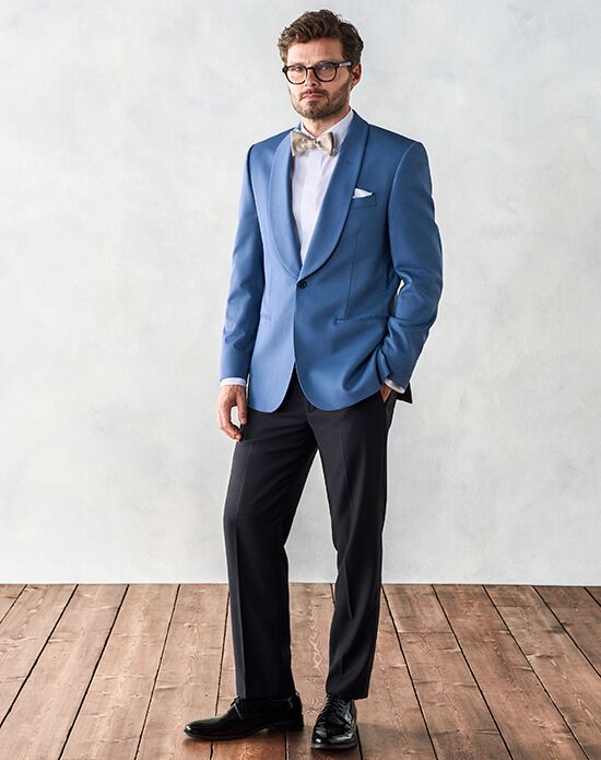 Baby blue sales tuxedo jacket