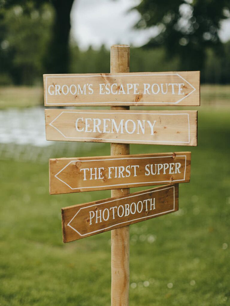 5 Pretty Wedding Sign Ideas You'll Love