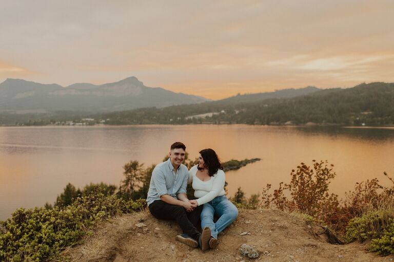 Engagement shoot that was too cute for just sone photo