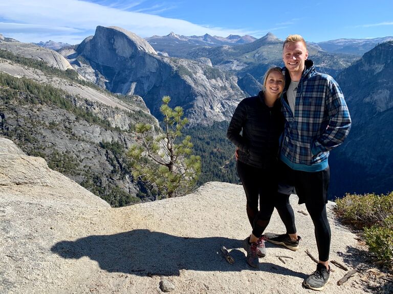 Yosemite Point, basically pro hikers. - Yosemite National Park