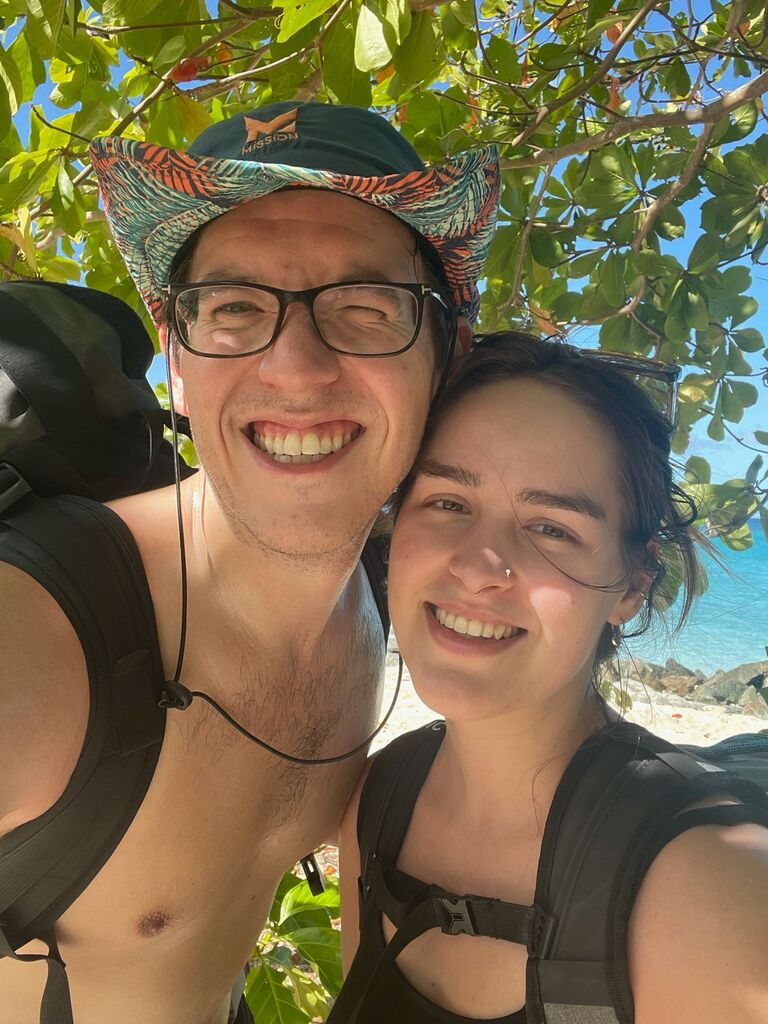 Visiting the Bearden's in the USVI, Cinnamon Bay, St. John's