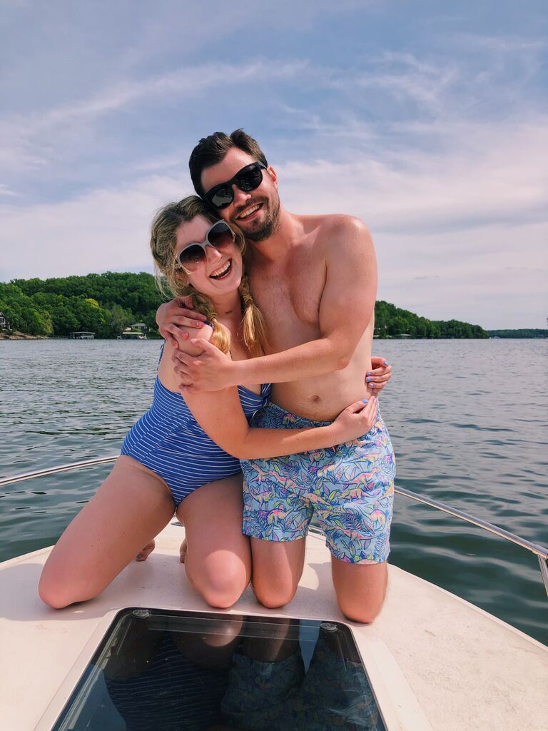 One (of many) trips to the lake.