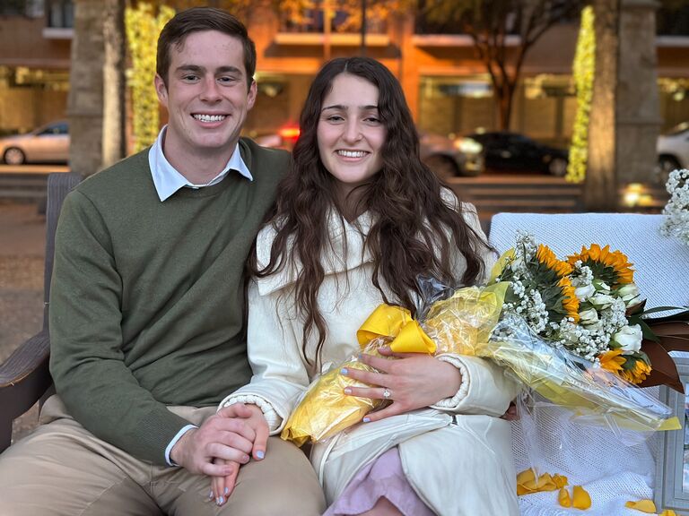 Matt and Soli get engaged over Thanksgiving break in Dallas!