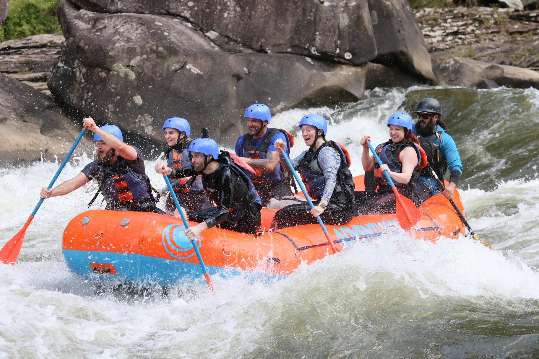 Rafting the Gauley River, WV