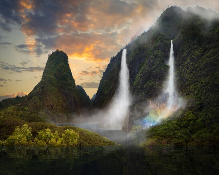 waterfall in hawaii beautiful honeymoon choice 