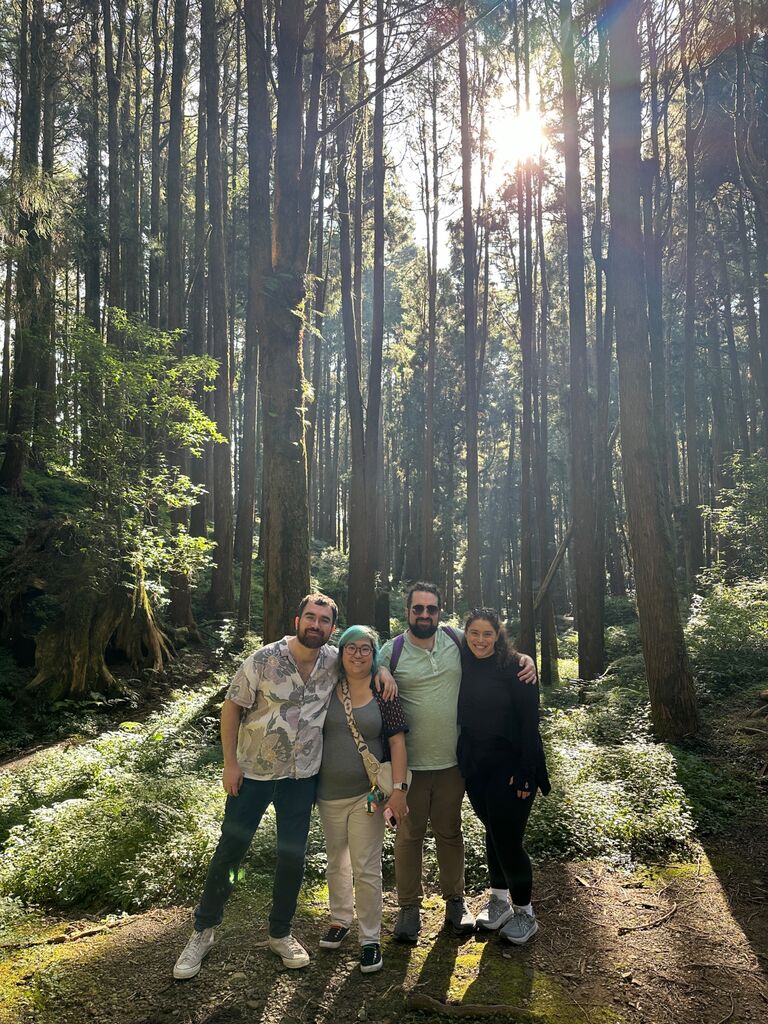 Alishan National Forest, Taiwan with David and Jay.