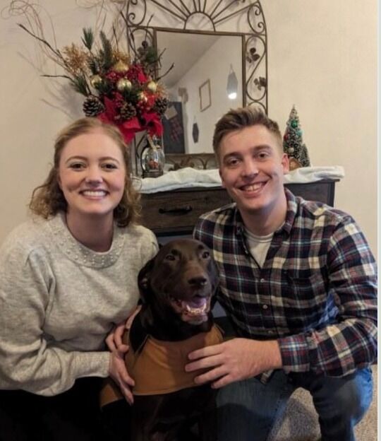 Our first Christmas card.