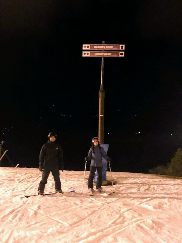 Our first double black diamond together!
