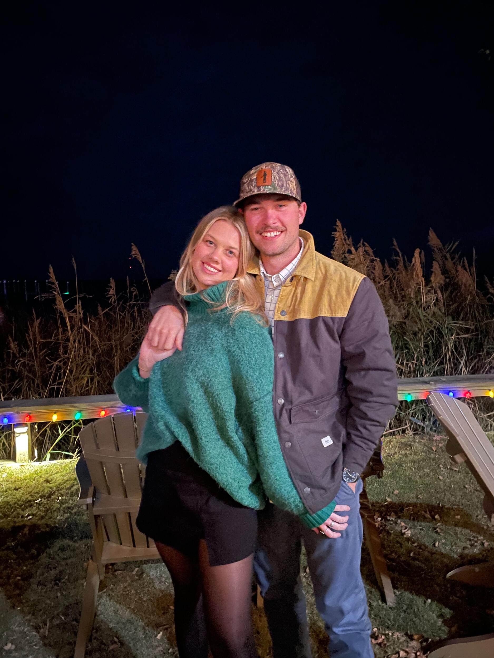 Our 3rd Thanksgiving together at our favorite spot - Blue Point in Duck, NC! 