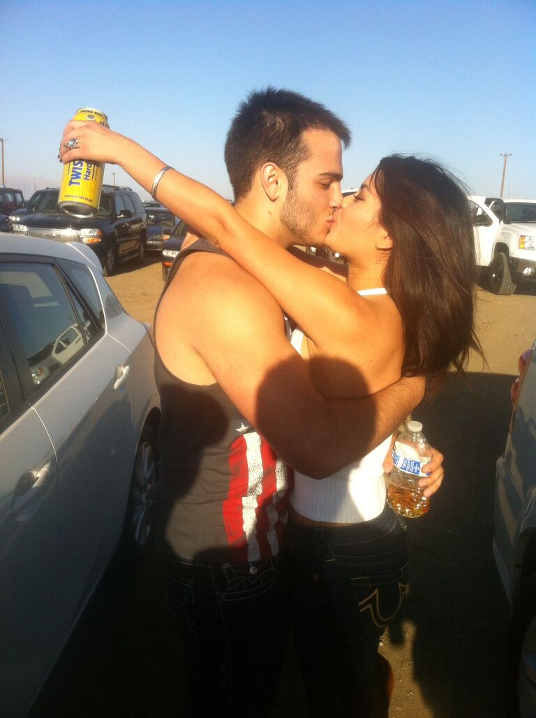 Celebrated a year of dating as young, wild and reckless teens. 