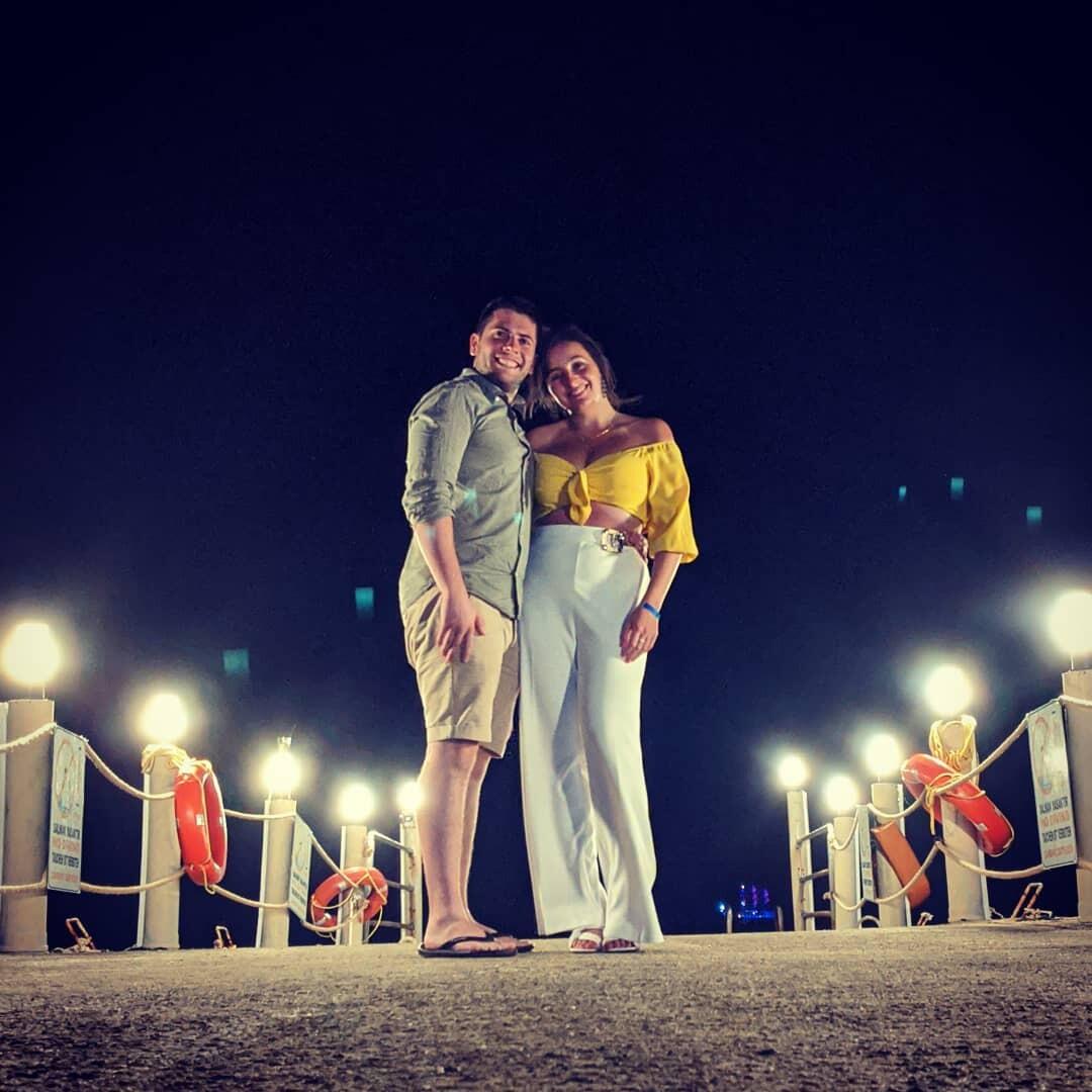 Romantic Turkish evening. 