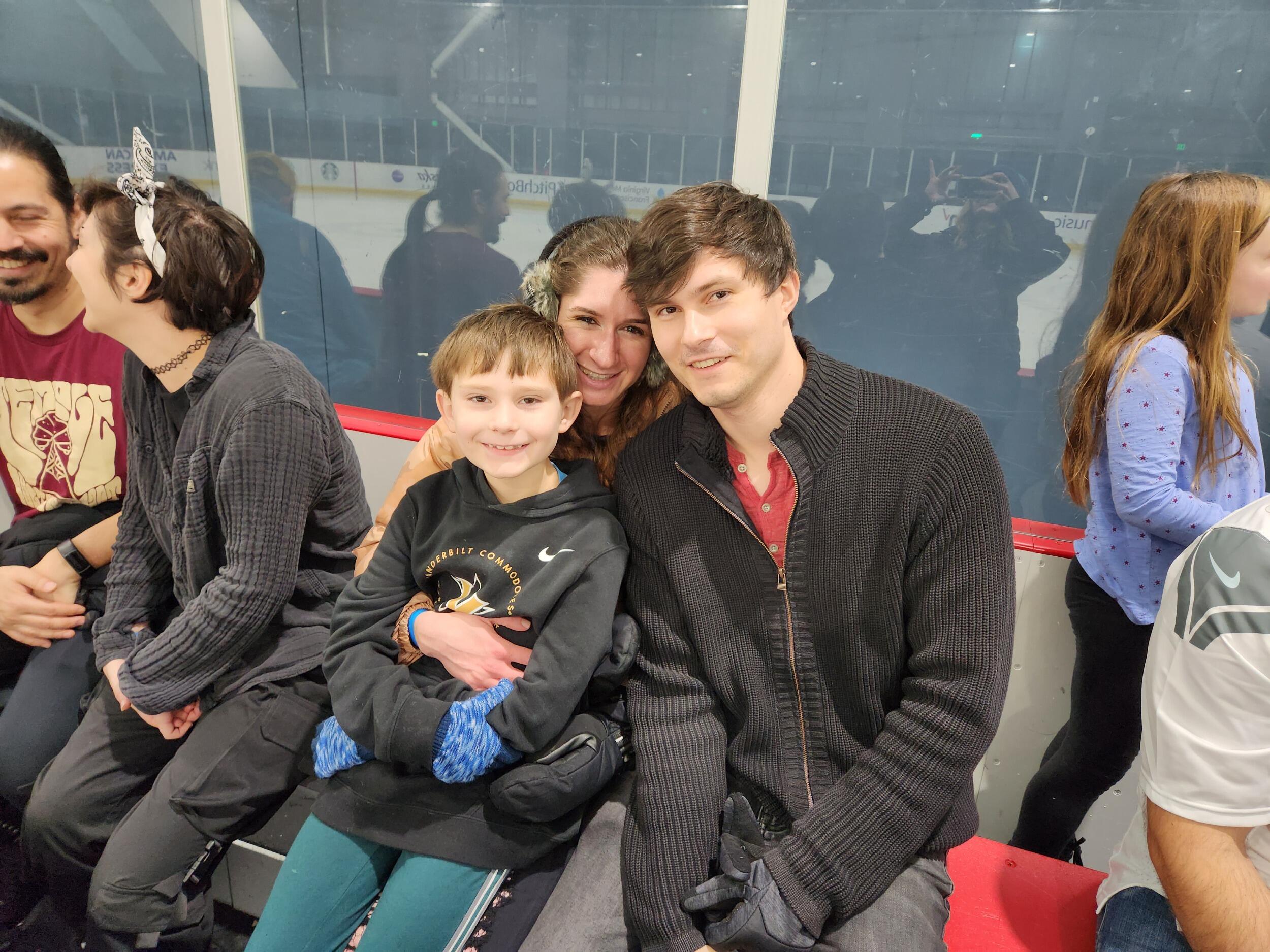 For a period of time in 2023 these three went ice skating A LOT.