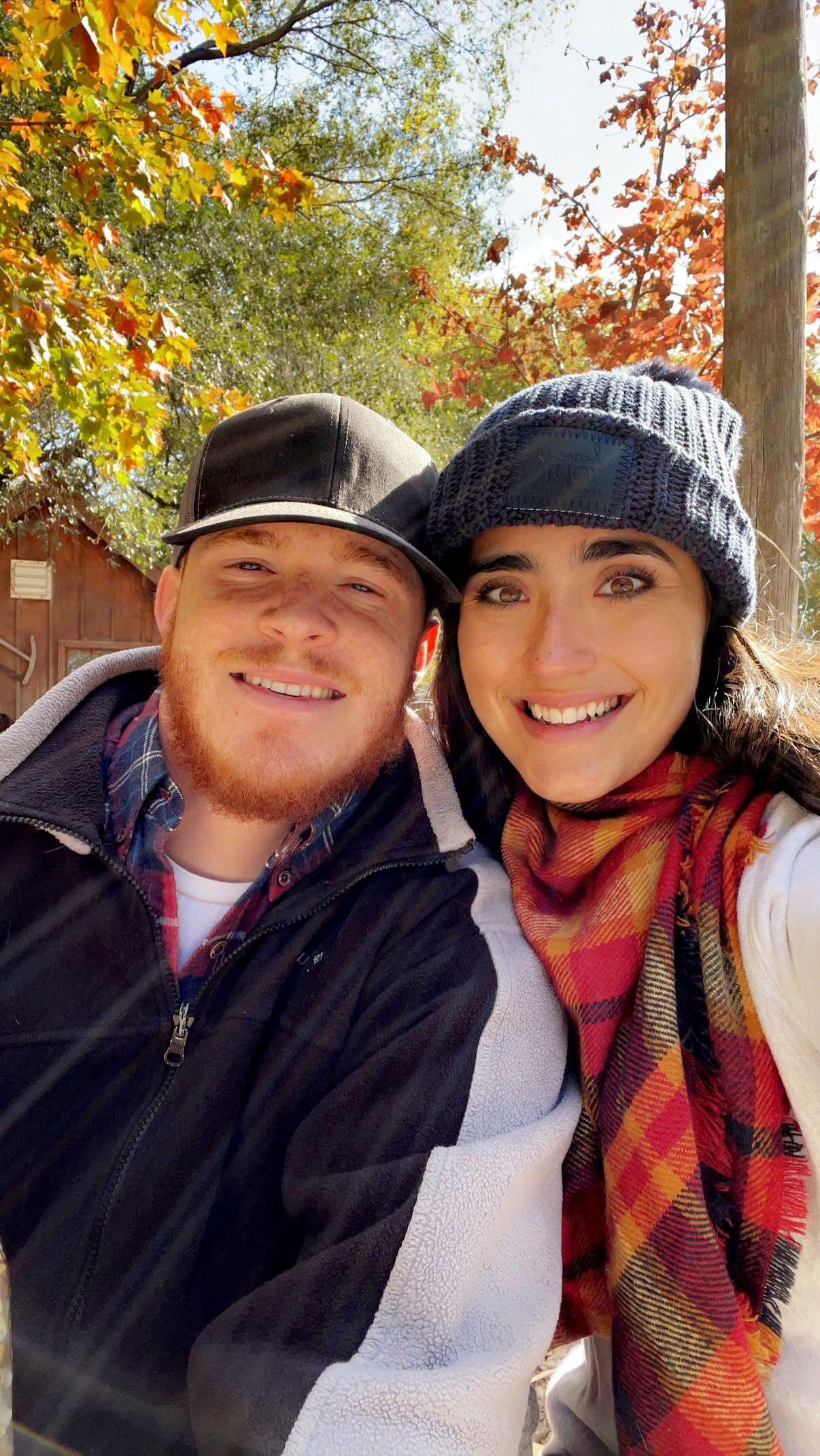 Jacob and Kassidy head over to Omaha, NE to go to Vala's pumpkin patch! It's a tradition in Kassidy's family to go every fall. ((Jacob used this photo for Clue #6 on the Easter Egg hunt leading to his proposal.)