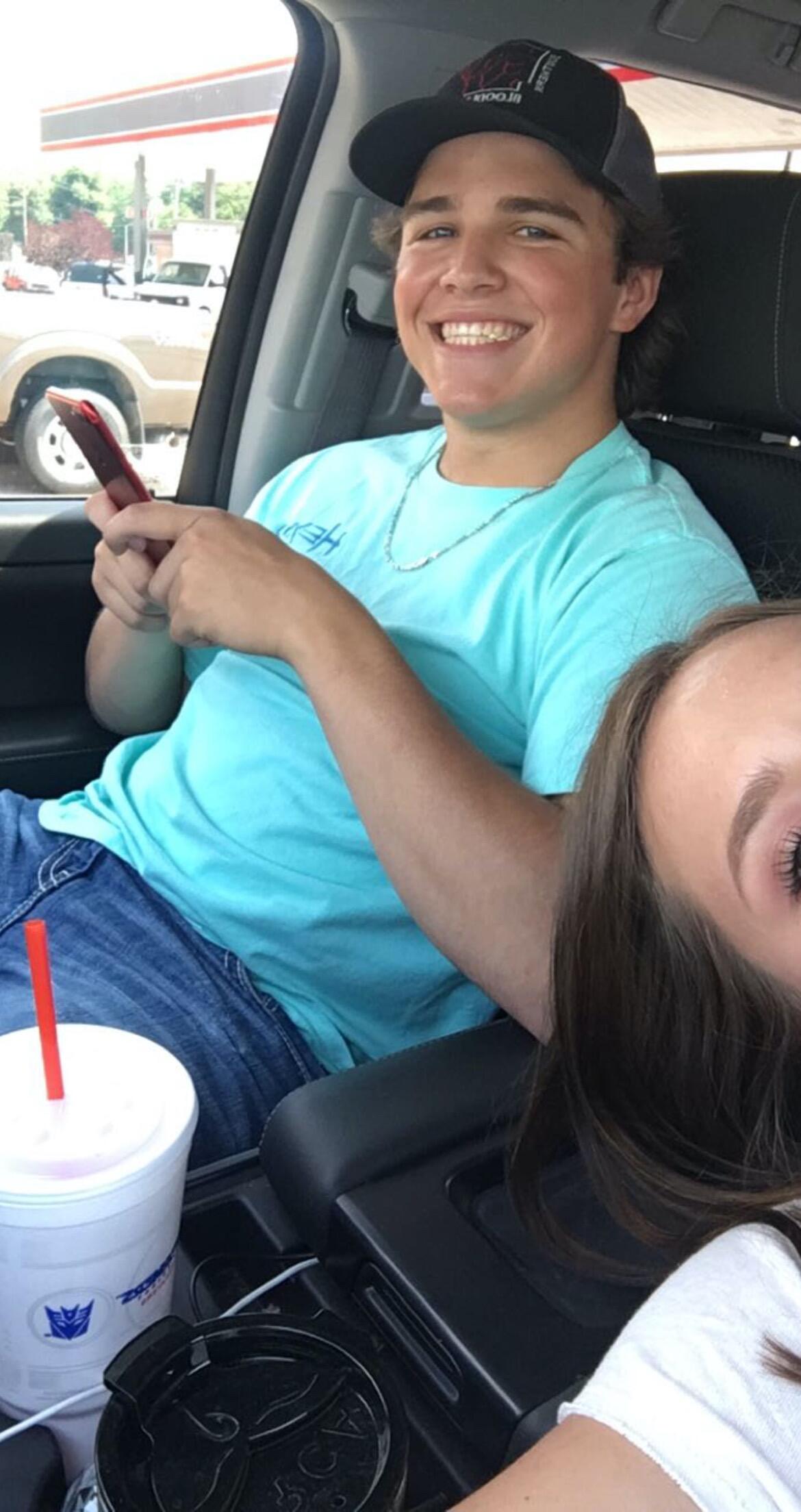 the ONLY picture we took on our first date