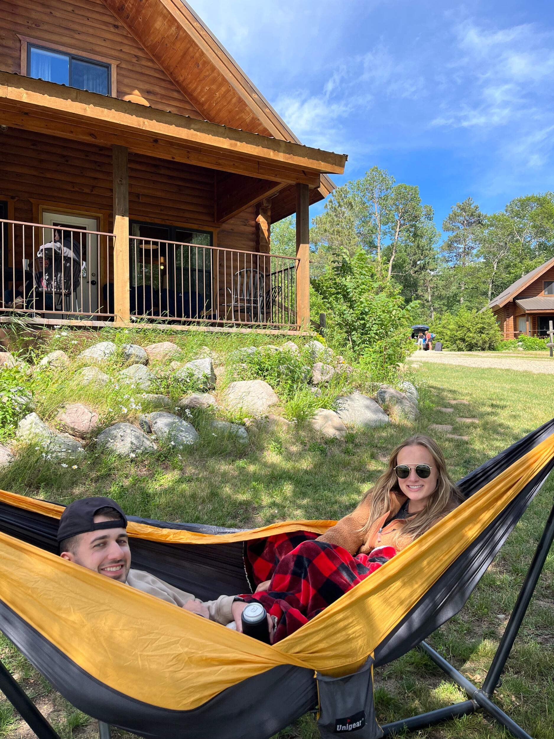 Doing our favorite thing... hanging out.