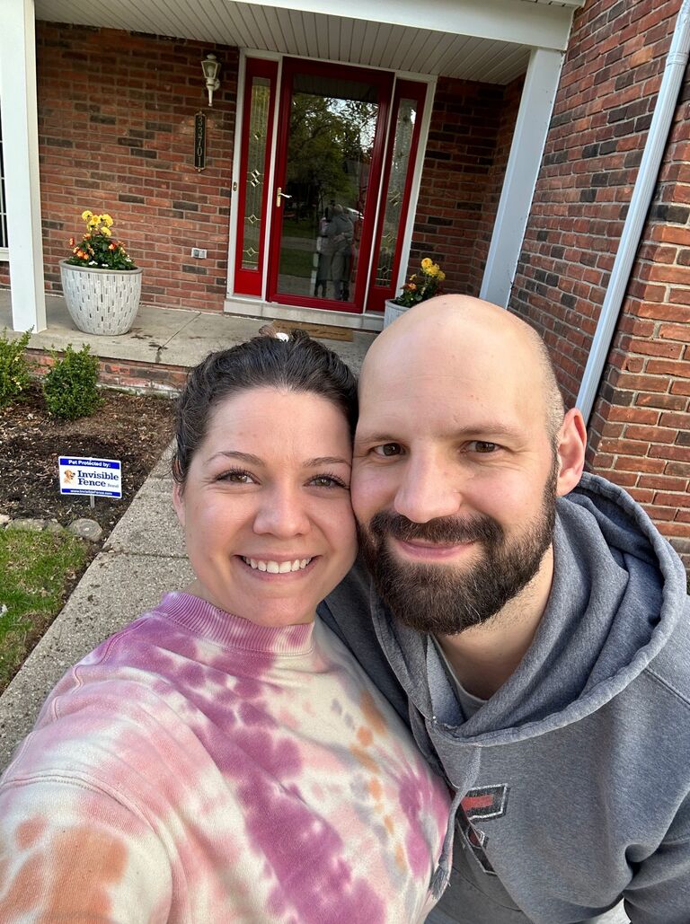 Finally, we moved into our house in Farmington Hills, MI and long distance was put to an end!