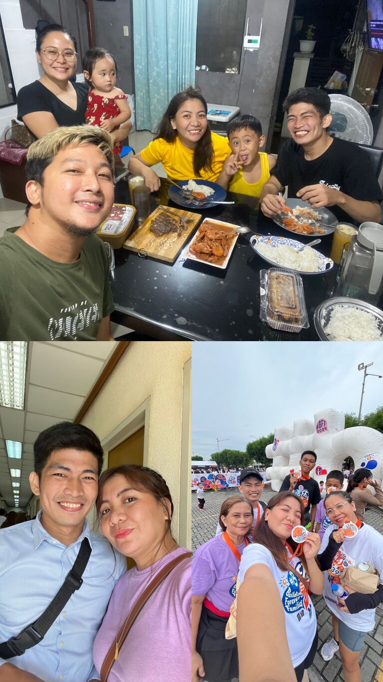 My first visit in Tanza. Of course, I had to pay a visit to our matchmaker LOL. Attended the Fun Run for Family Week Celebration. 