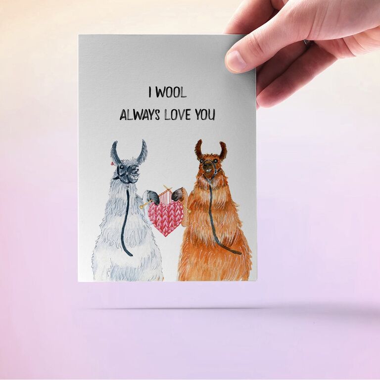 Funny llama anniversary gift