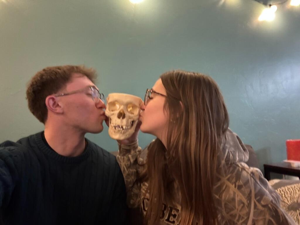 Lots and lots of study dates! Max is the reason I passed my human anatomy lab. 