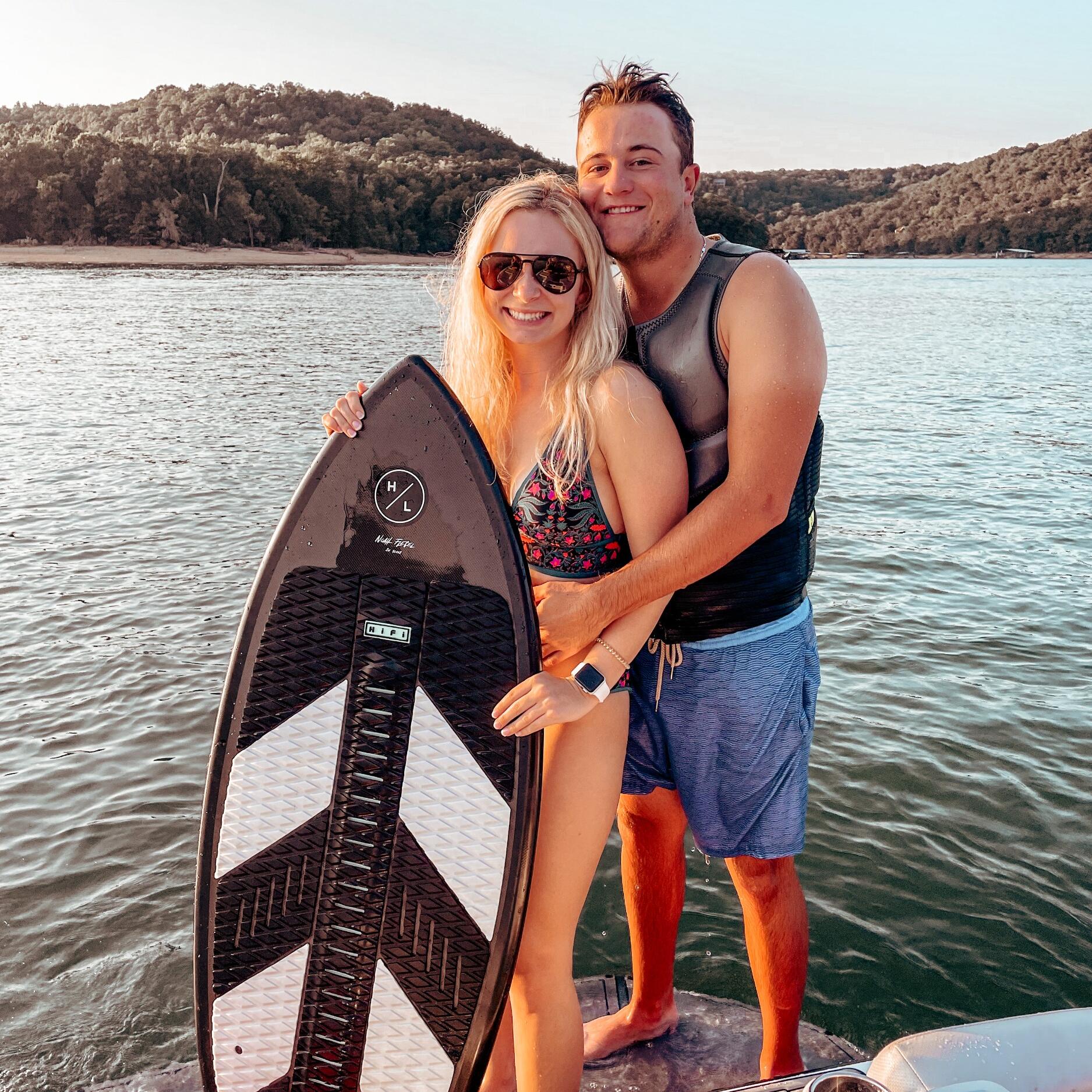 Spent a lot of our summer weekends at the Combs's cabin on Beaver Lake (when Denver wasn't playing golf)!