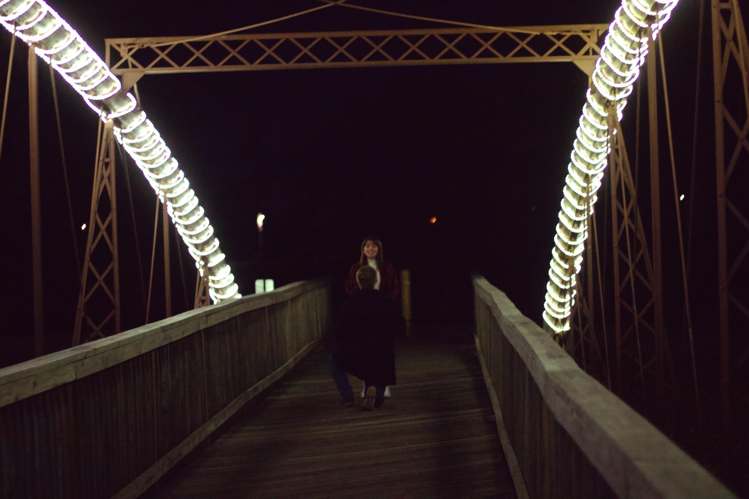 When Caleb popped the question!