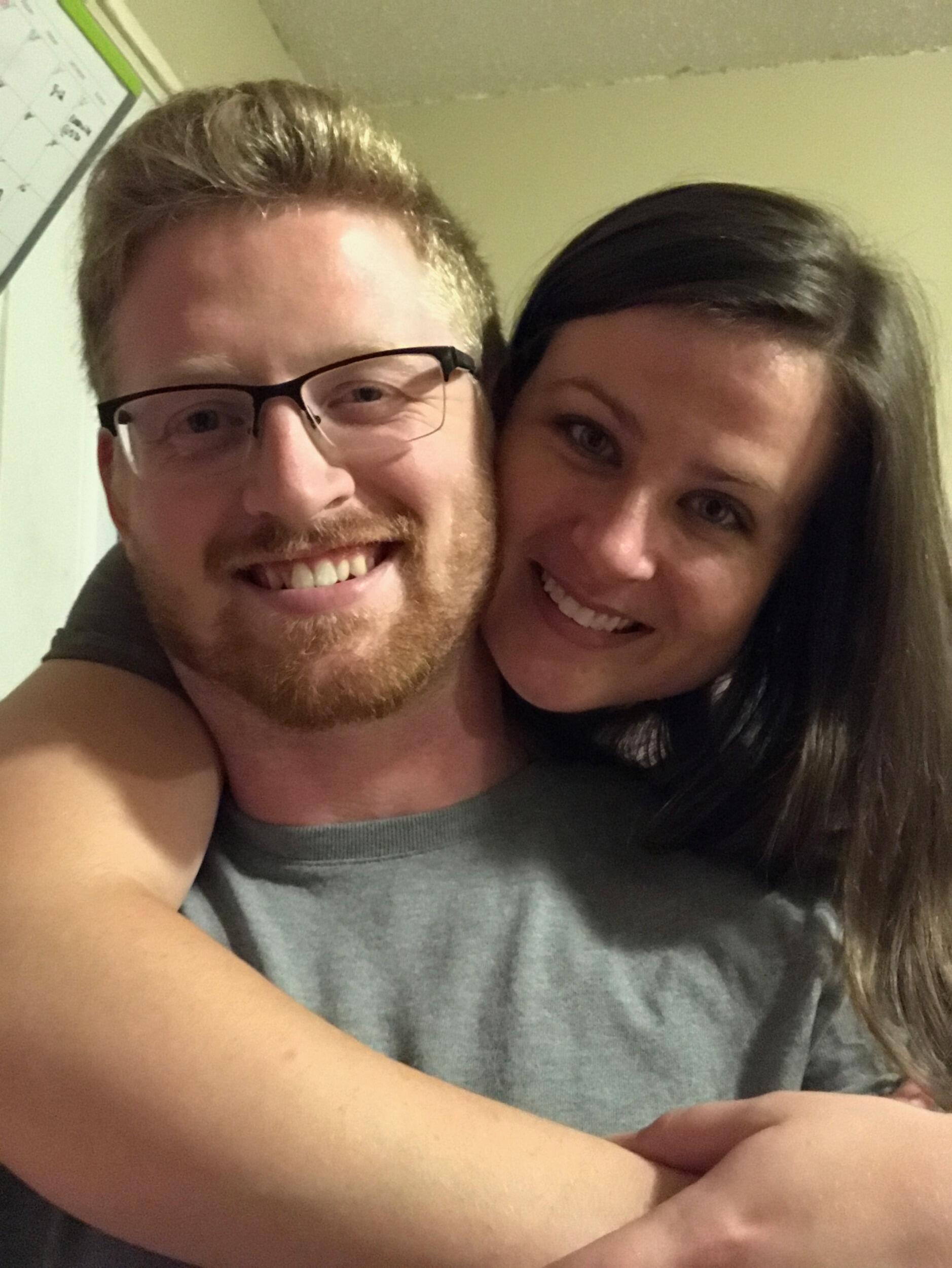 Our first photo as boyfriend and girlfriend.