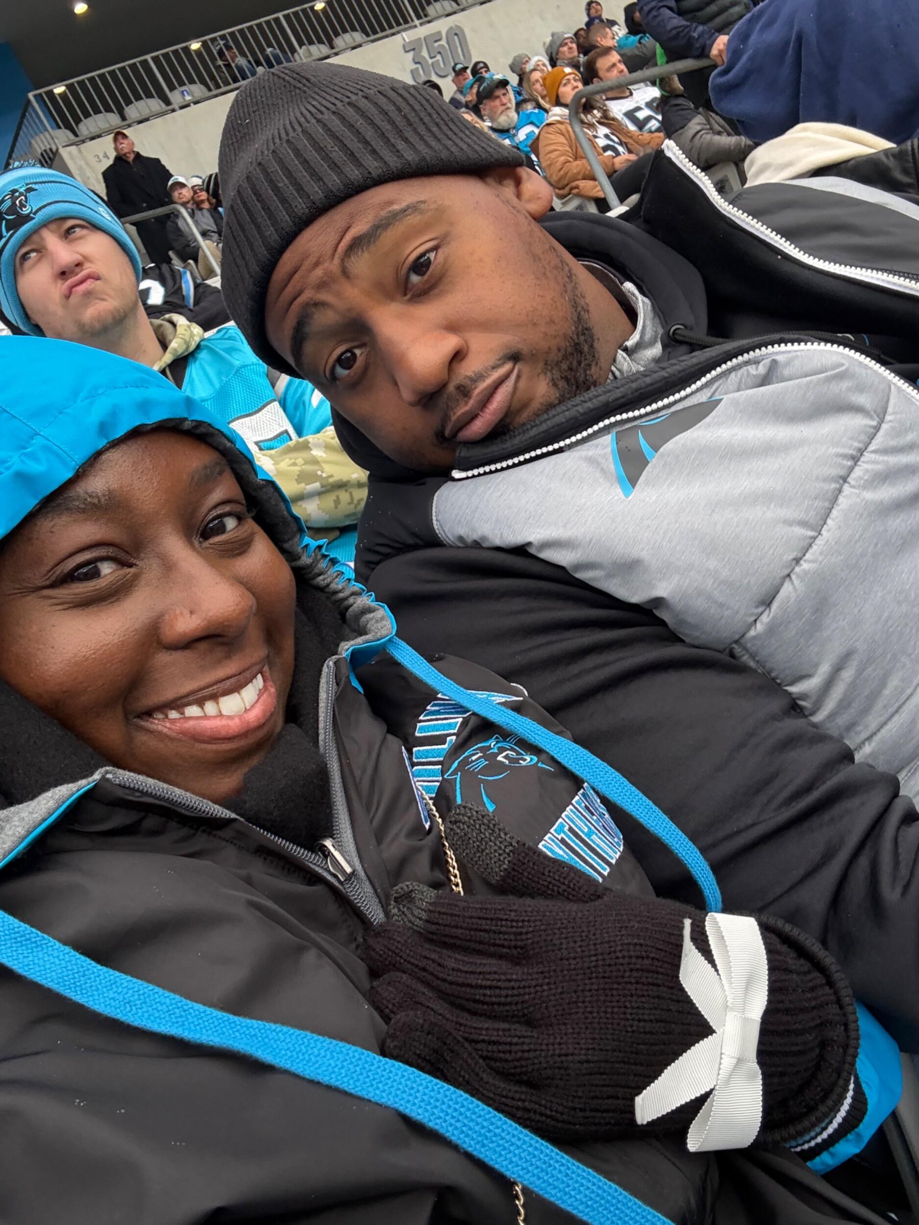 Our First Panther's game together!
